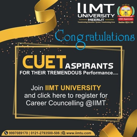 Congratulations CUCET Aspirants
