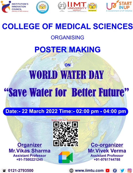 Campaign on "Conservation of water” on the Occasion of World Water Day