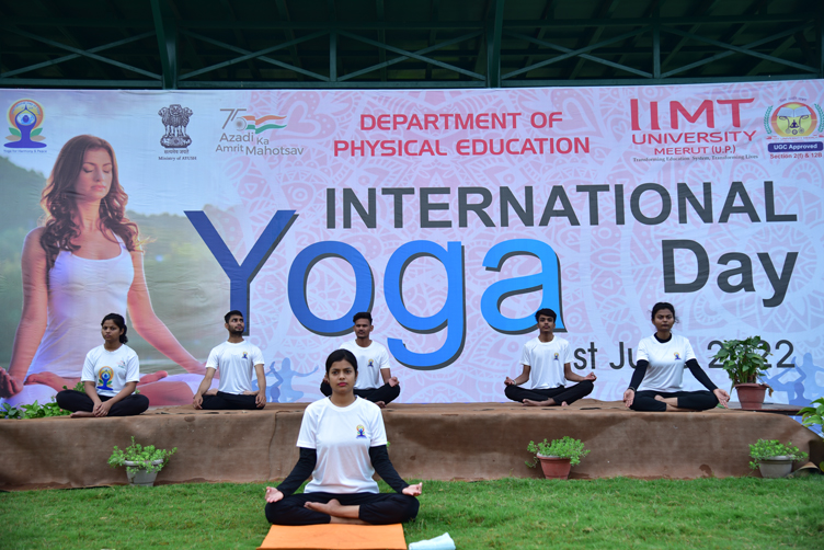 International1 Yoga Day Celebrated at IIMT University