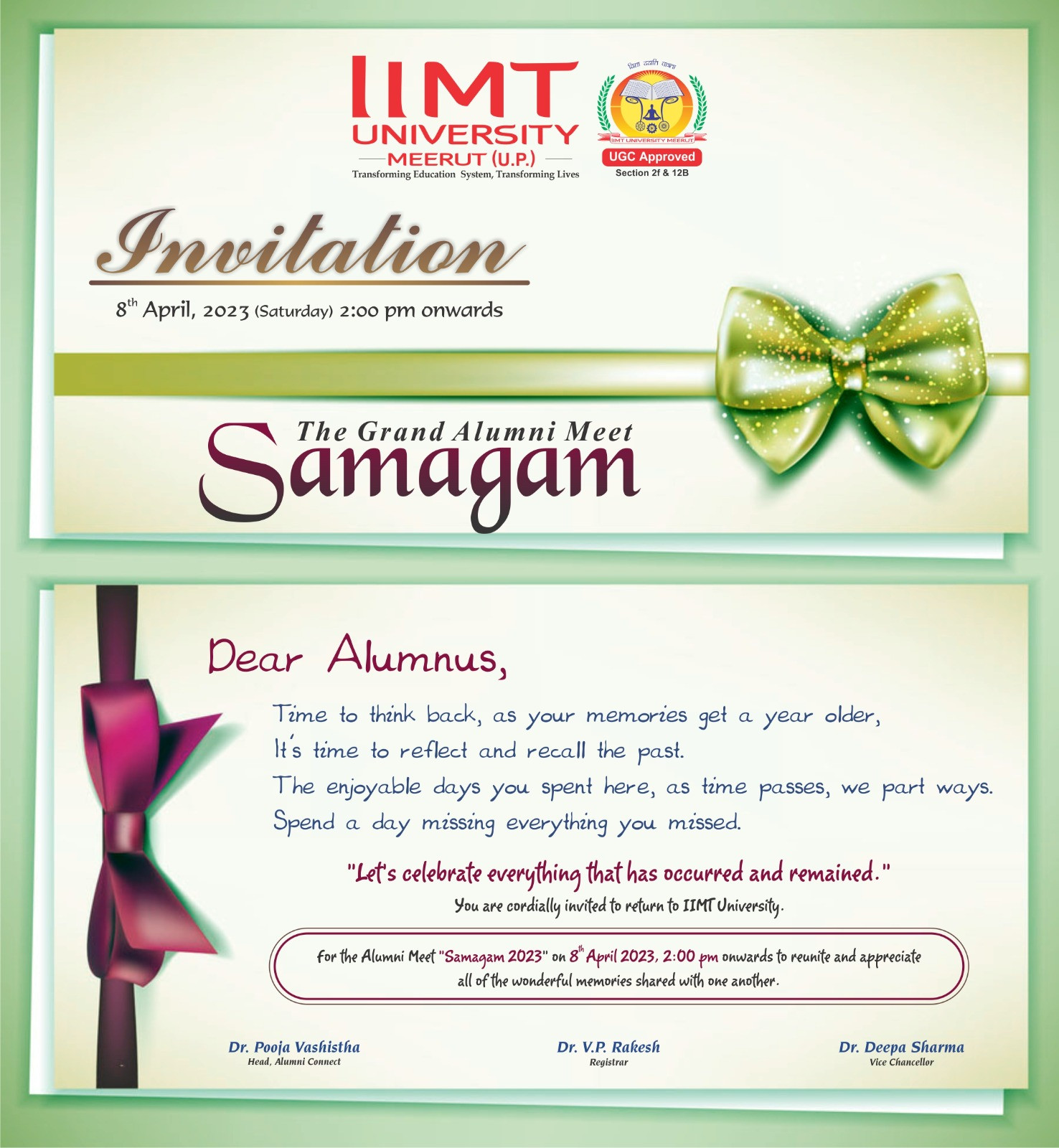 Alumni Meet SAMAGAM 2023
